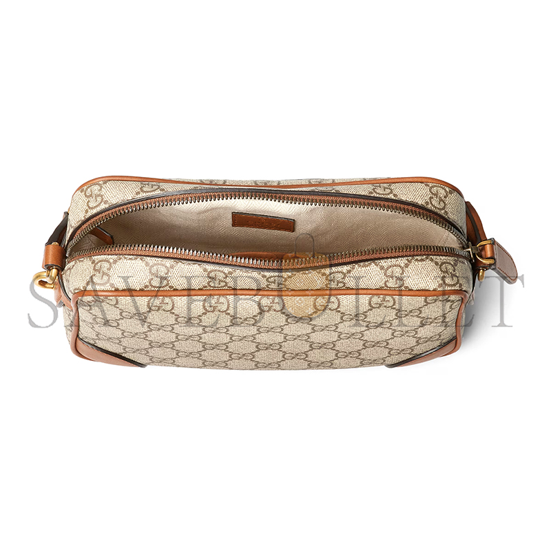 GUCCI GG EMBLEM EMBOSSED SUPER MINI BAG 821216 (22*14*6cm)